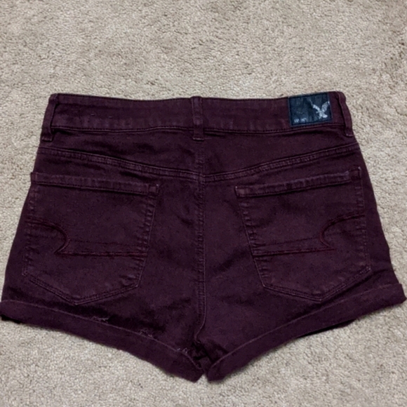 American Eagle Maroon Shorts - Picture 2 of 2
